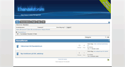 Desktop Screenshot of ehandelsforum.com