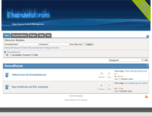 Tablet Screenshot of ehandelsforum.com